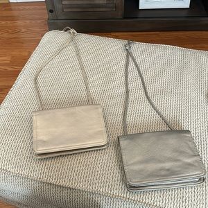 Silver and gold Crossbody bag